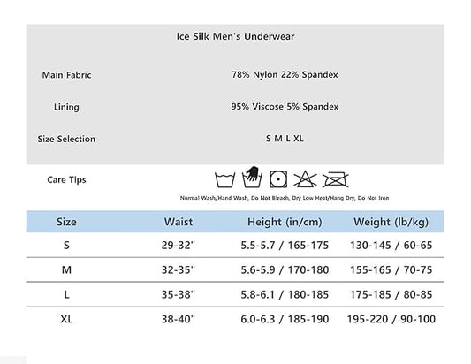 Coolmerixo™️Icy Silk Underwear for Men (Pack of 3)